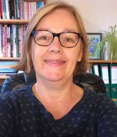 Helen at work